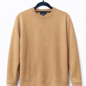 Club Monaco Men's Camel Crewneck Sweater